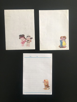Collectible 80s Letter Papers like new