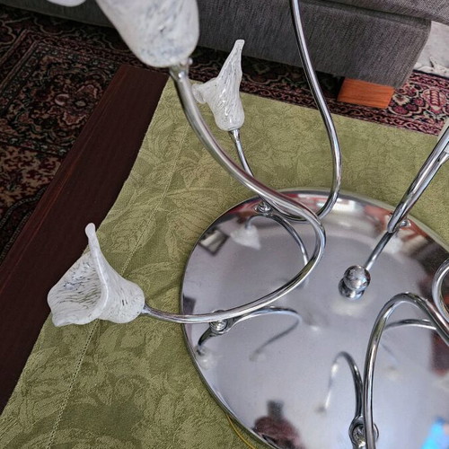 Ceiling light 10-light with Led bulbs like new