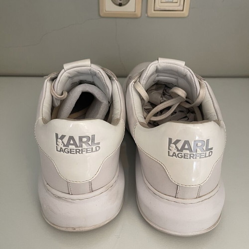Karl Lagerfeld men's sneakers size 45 like new, white