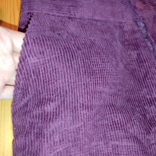 NA-KD Burgundy Plum Corduroy Pants Like New
