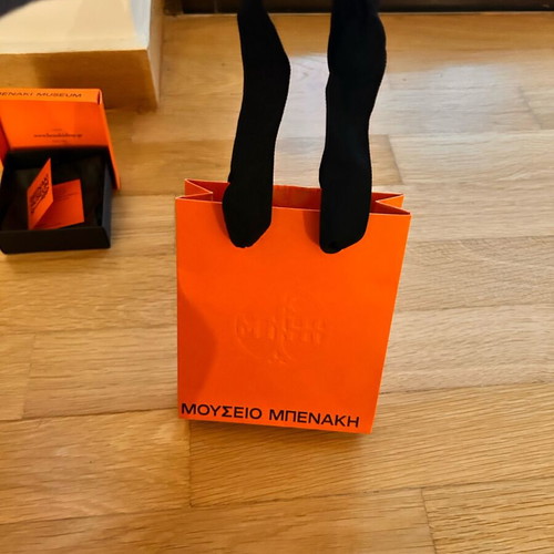 Benaki Museum Gift Bag and Box like new
