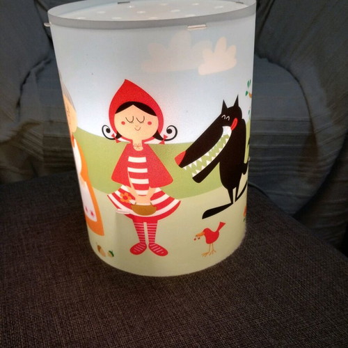 Little Red Riding Hood children's lamp like new