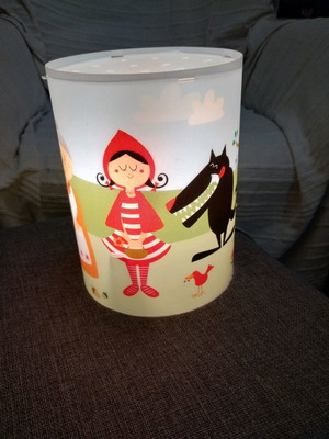 Little Red Riding Hood children's lamp like new