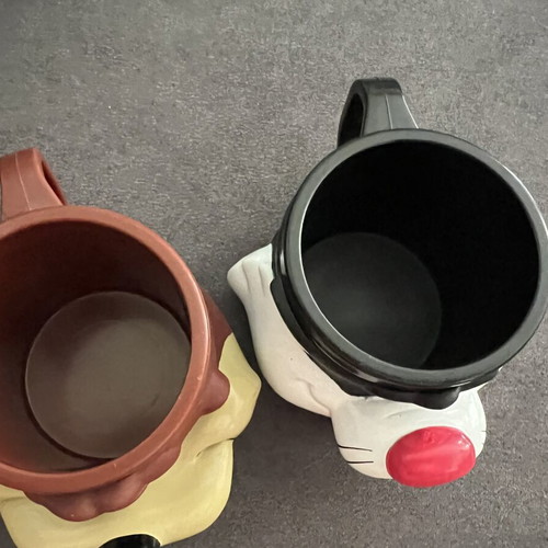 Looney Tunes collectible mugs set of two, new