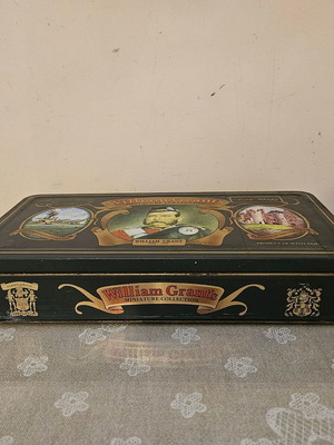 William Grant's vintage metal box for miniatures used