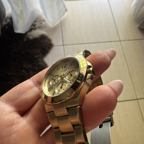 Guess gold-plated stainless steel women's watch