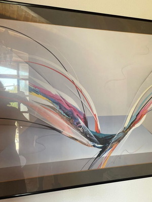 Πίνακας by Elba Alvarez μεταχειρισμένος, πόστερ με ραγισμένο τζάμι