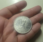 Silver coin from Netherlands used