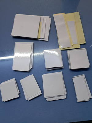 Price tags laminated set of 174 pieces, new