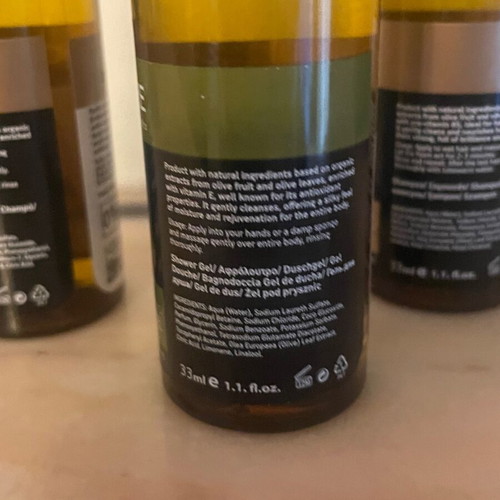 Olive Care 2 shampoo and shower gel new, 33ml each