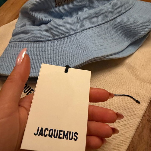 Jacquemus Le Bob Gadjo hat new, turquoise, size medium 58