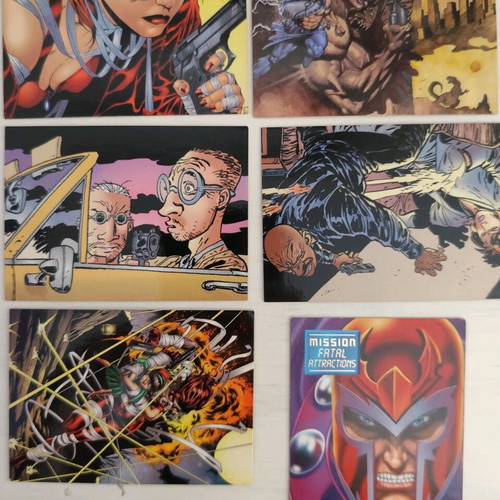 Comic Greats '98 card collection used, 18 pieces