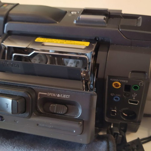 Sony DCR-TRV950E video camera used with extra accessories