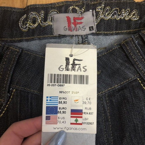 Y2K Vintage Capri Jeans dark denim brand new with tags, size S