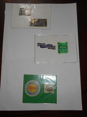 Advertising vignettes used from Proveleggios stationery, Atlas, Efstathiadis, Kargiotis and Krinos erasers