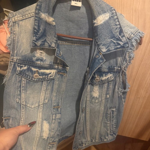 Denim sleeveless vest new unworn, size XL
