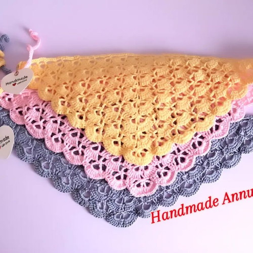 Handmade knitted bandanas new, soft and stylish summer accessory