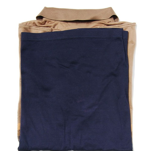 Christian Dior men's polo shirt used, size L, blue and brown