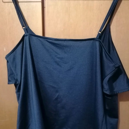 H&M sleeveless blouse new, black, size S