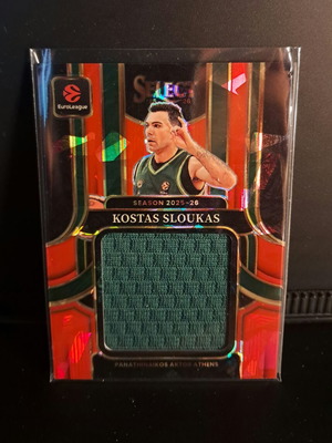 Kostas Sloukas Jumbo Euroleague Swatches 2025-26 Panini Select
