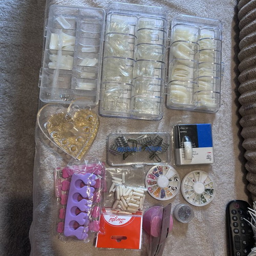Nail materials like new, assorted set