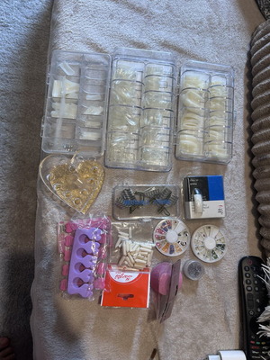Nail materials like new, assorted set