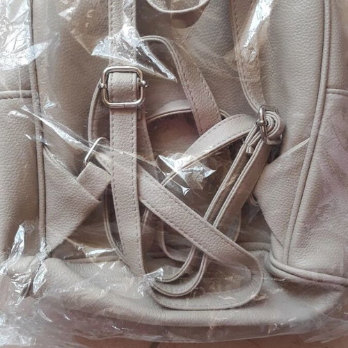 Trendyol backpack new, white and beige