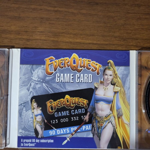 EverQuest Collectible PC Lot used, EverQuest II Limited Edition and Trilogy