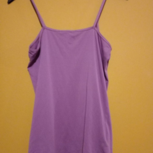 Mango sleeveless t-shirt size L new, elastic dark lilac
