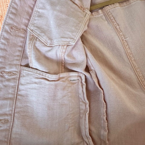 Orsay peach denim jacket, XXS/XS