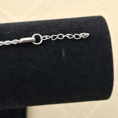 Silver bracelet 18cm with extension new