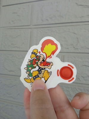 Super Mario Bowser Pop It! Kinder Joy in very good condition