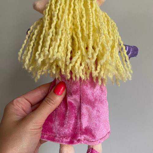 Miss Piggy Muppet plush toy 2006 used, soft 21-22 cm