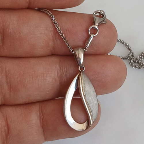 925 silver necklace with 42 cm chain and 3 cm extension
