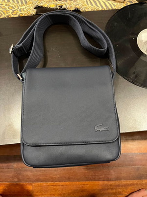Lacoste men's bag, dark blue