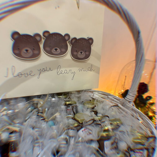 Wedding and baptism favor with handmade chocolate jar made to order