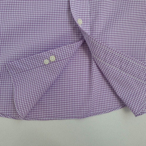 Lauren Ralph Lauren men's dress shirt size 38 15 S/M fitted non iron purple new