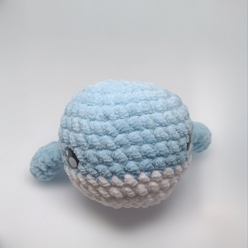 Handmade crocheted amigurumi whale new