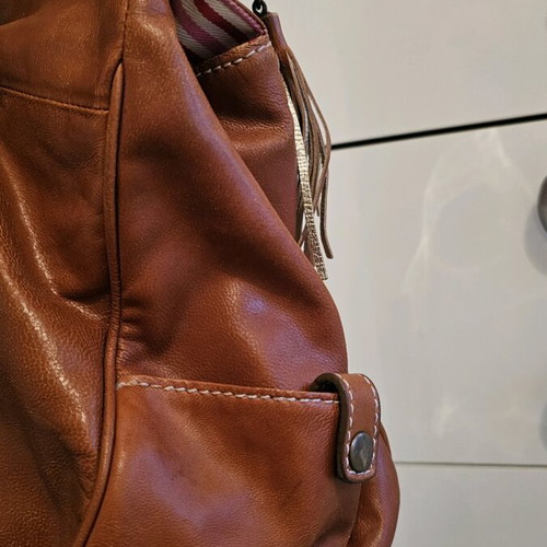 Tabitha shoulder bag used, brown leather