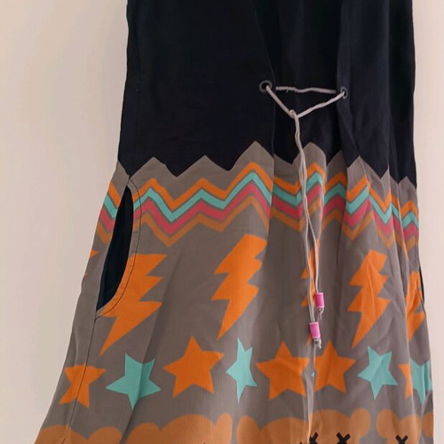 Attrativo boho dress Medium used, cotton, black