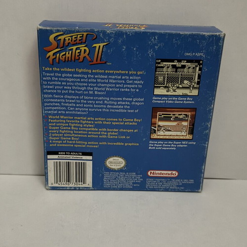 Street Fighter II Nintendo Game Boy game used, complete in box