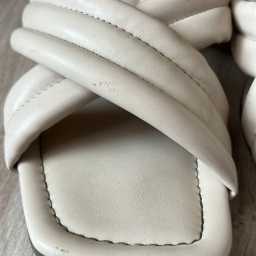 Schuh flat women's slippers like new, size 41, beige