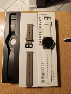 TicWatch Pro 5 Sandstone smartwatch like new