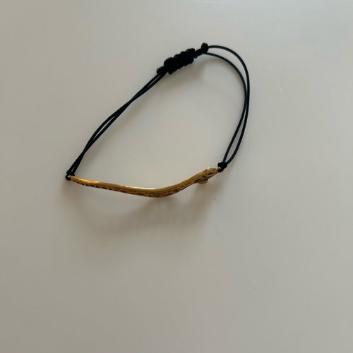 Silver bracelet gold plated new