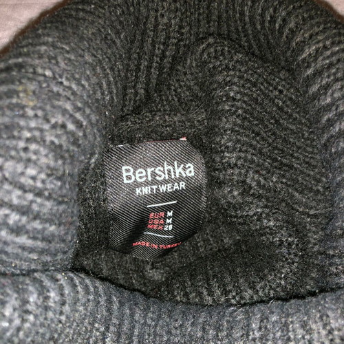 Knit Cape Bershka size M black like new