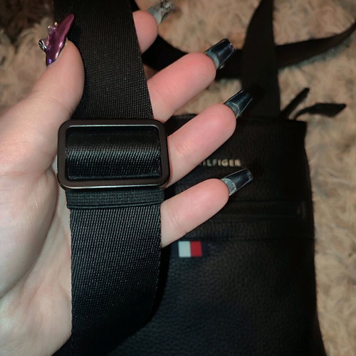 Tommy Hilfiger black crossbody bag like new