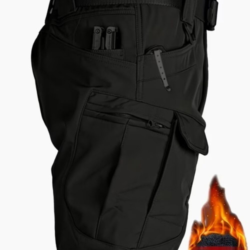 Tactical winter pants black, new, padded interior