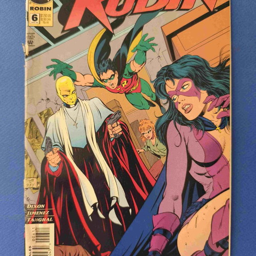 Robin 6 comic book used, slight moisture marks