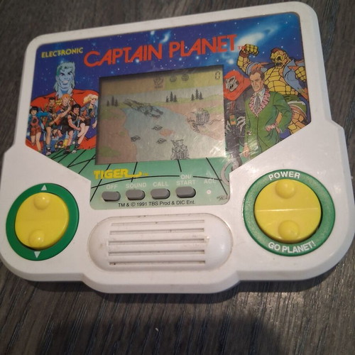 Tiger Electronics Captain Planet handheld game used