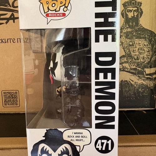 Funko POP The Demon Gene Simmons KISS vinyl figure like new